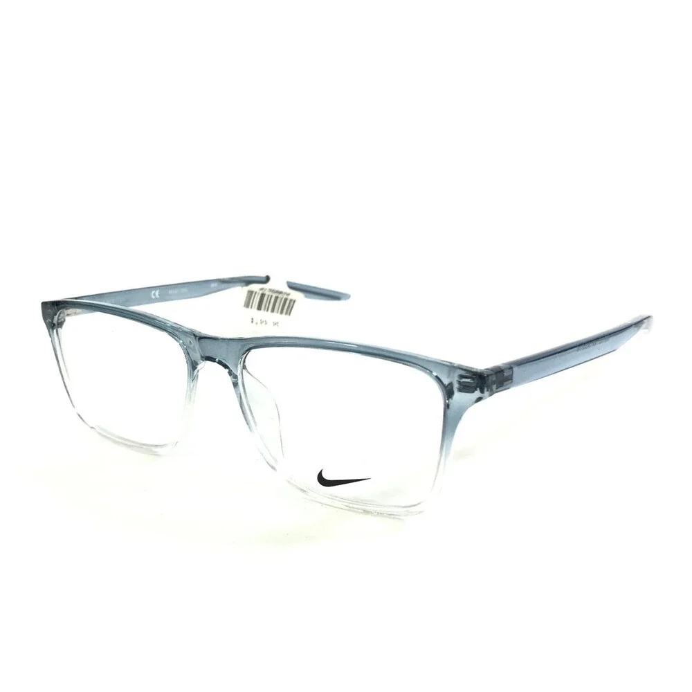 Nike Eyeglasses Frames 7125 404 Ocean Fog Fade Rectangle Full Rim 54-15-145